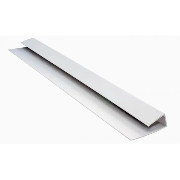 10mm X 2.4m Wall Panel End Cap White