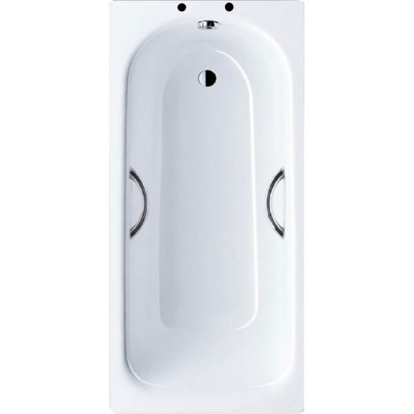 Antislip Steel Bath With Legs & Grips 2TH (1500, 1600, 1700) 1.8mm