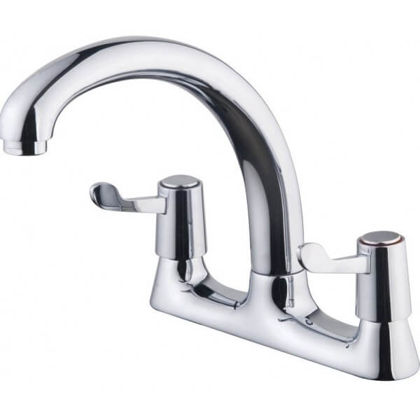 Lever action Profile Deck Mounted Sink Mixer Tap